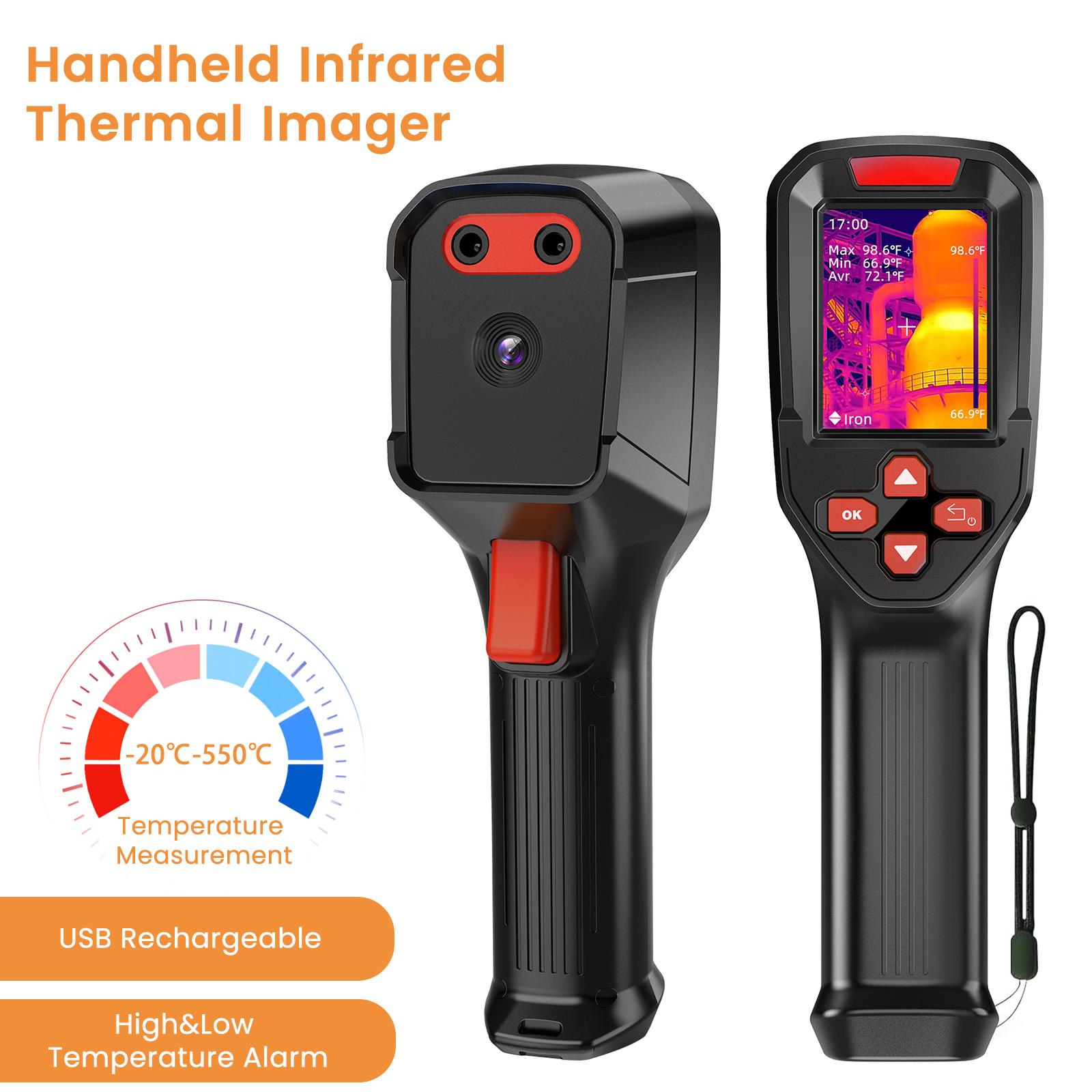 USB Rechargeable Thermal Imagi - Nf 521 Thermal Imaging Camera ulasan dan harga